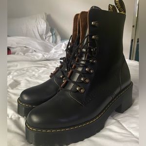 LEONA WOMEN'S VINTAGE SMOOTH LEATHER HEELED BOOTS